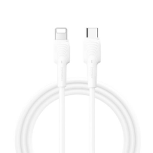 Fast Charging Type-C to Lightning Cable (1m, White) – 3A Fast Charging Recci RTC-N26CL
